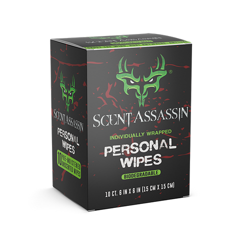 Scent Assassin field wipes in a 3d view