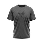 Demon Deer T-shirt  in Heather Gray