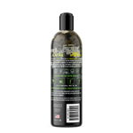 close-up rear view of hunting body wash and shampoo
