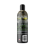 close-up rear view of hunting body wash and shampoo